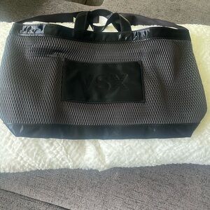 VSX Black and Gray mesh Tote Bag